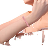 Women's Bracelet Ross Quartz Strawberry Quartz Single Ring