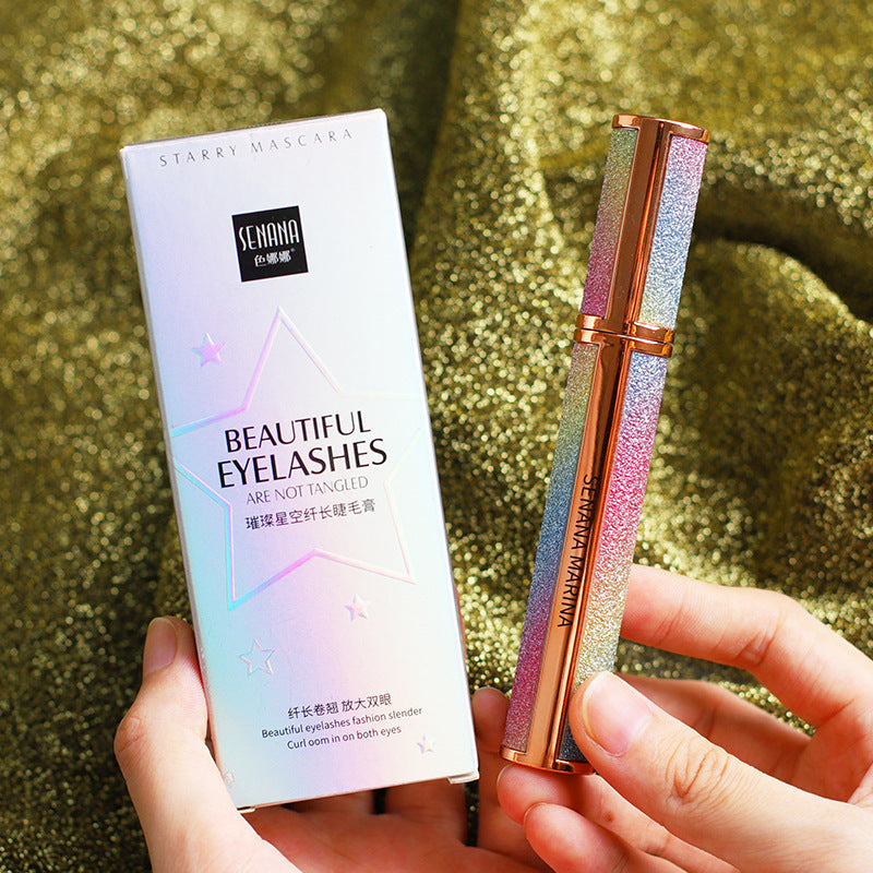 Bright Starry Sky Mascara Long Thick Curling Waterproof And Sweat-proof