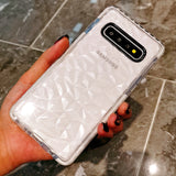 Diamond pattern phone case