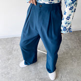 Fashion Men Loose Wide Leg Trousers