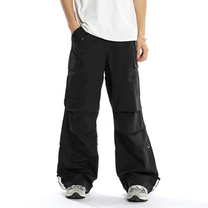 Loose Street Workwear Trousers For Men