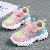 New Girls Running Shoes Fashion Chunky Sneakers For Children