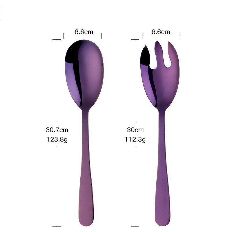 Stainless Steel Spoon Salad Fork