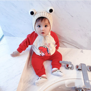 Children Fashion Casual Cartoon Suit Clothes