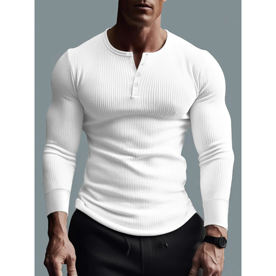 Sports T-shirt Men's Slim Fit Radian Workout Long Sleeve