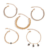 Women's Fashion Personalized Multi-layer Twin Bracelet