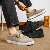 Plus Size Breathable Canvas Men's Sneakers