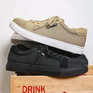 Plus Size Breathable Canvas Men's Sneakers