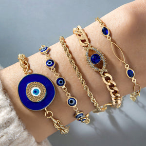 Women's Fashion Personalized Multi-layer Twin Bracelet