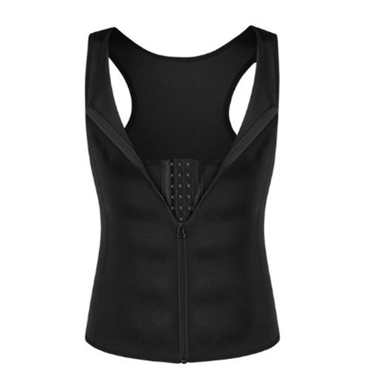 European And American Men's Sauna Clothes Belly Contracting Vest Sports Vest