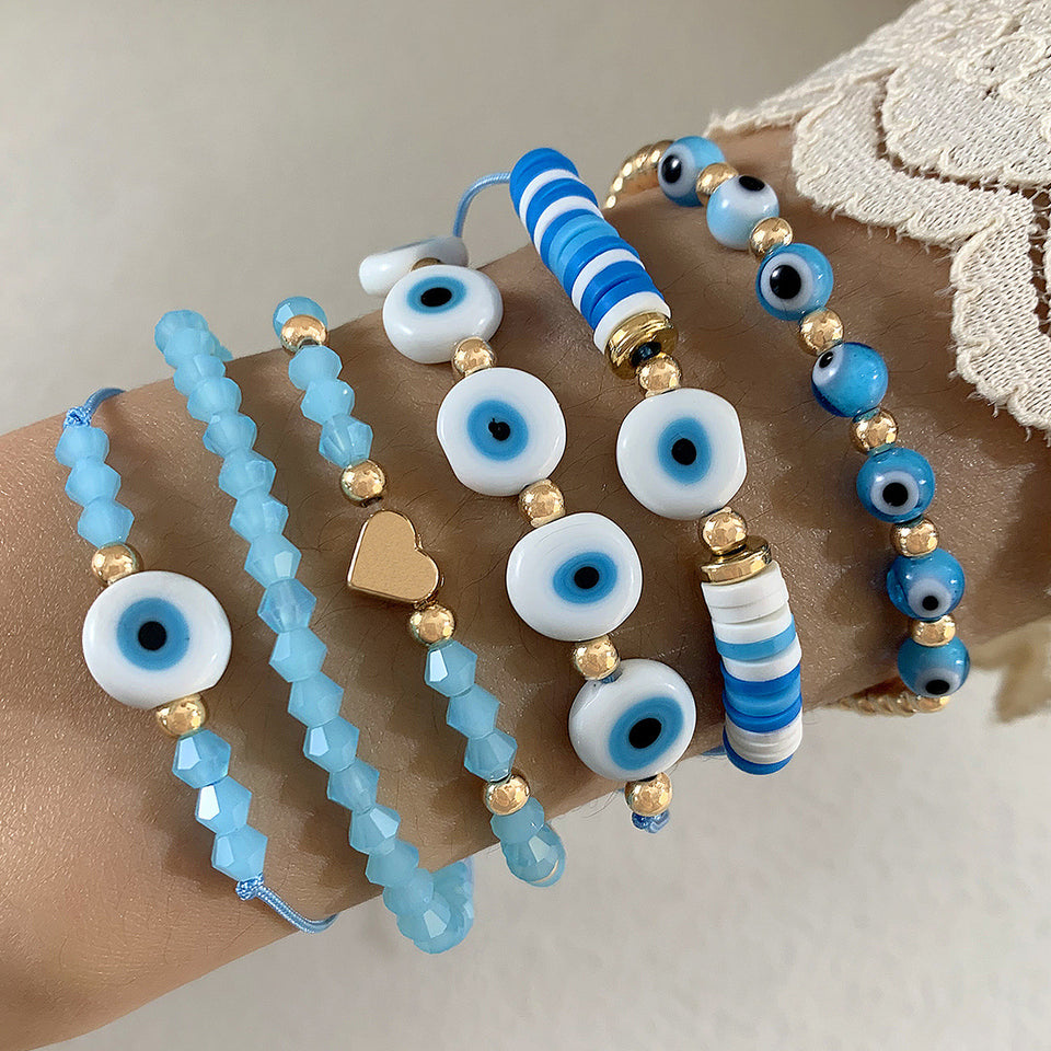 Women's Fashion Personalized Multi-layer Twin Bracelet