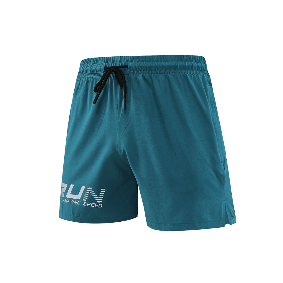 Sports Track And Field Men's Quick-drying Three-point Reflective Printing Fitness Sports Training Pant