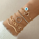 Women's Fashion Personalized Multi-layer Twin Bracelet