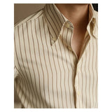 Men's Business Non-ironing Slim-fit Gentleman Versatile Fashion Pointed Buckle Collar Shirt