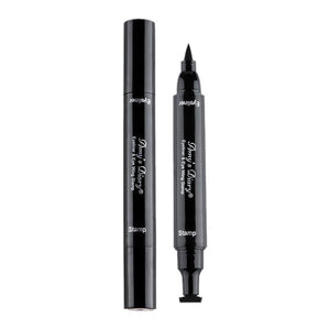 Two-in-one Seal Liquid Eyeliner Quick-drying Not Smudge Waterproof Eyeliner Double-headed