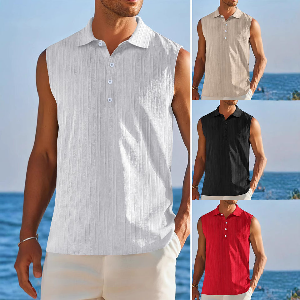 Men's Half-open Tube Sleeveless Bottoming Shirt
