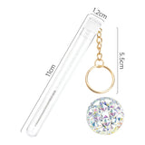 Grafting Mascara Brush Gold Buckle Tube Crystal Rod With Drill