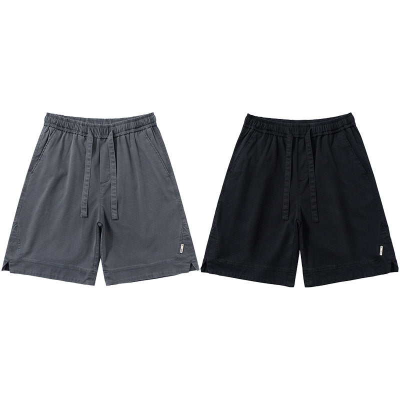 Drawstring Beach Men's Loose Straight Sports Bermuda Shorts