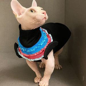 Hairless Cat Clothes Cotton Seamless Stitched Cartoon Thickening