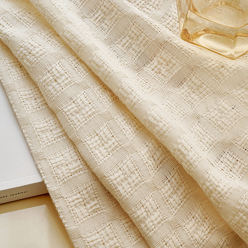 Tawny Gauze Curtain Living Room Bedroom Balcony Through Light