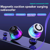 Portable Wireless Sound Ambience Light Bluetooth Magnetic Mini Speaker