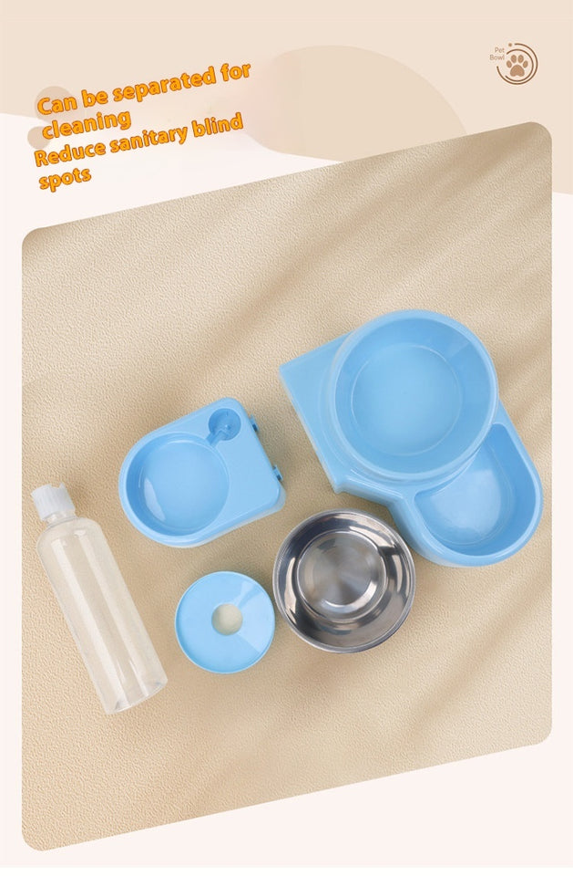 Plastic Bowl For Cat Removable Automatic Water Feeder