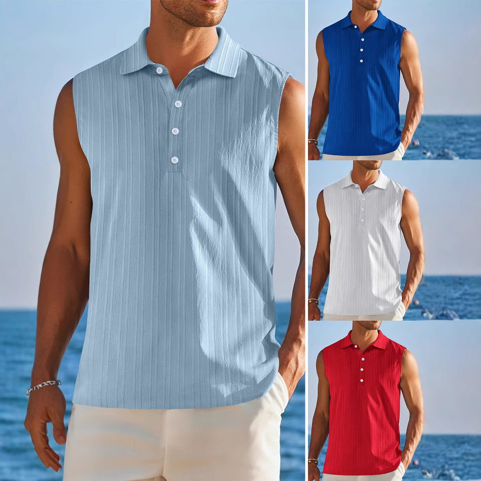 Men's Half-open Tube Sleeveless Bottoming Shirt