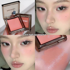 Daimanpu Monochrome Ice Night Square Blusher White Matte Nude