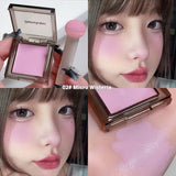 Daimanpu Monochrome Ice Night Square Blusher White Matte Nude