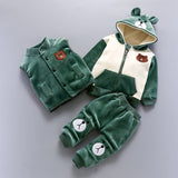 Three-piece Set Of Baby Clothes For Children And Children