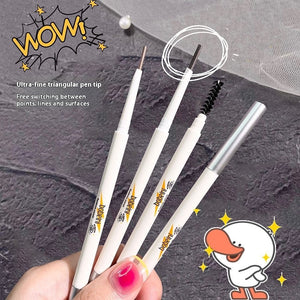 Double-headed Eyebrow Pencil Waterproof And Sweat-proof Durable