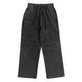 Washed And Worn Casual Trousers For Men