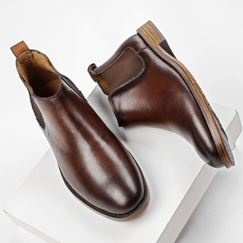 Men's Fashion Top Leather Martin Boots