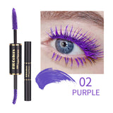 Double-headed Color Mascara Thick Curl More Than Waterproof Not Smudge White Eyebrow Dyeing