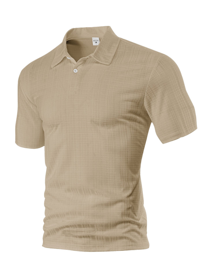 Small Plaid Polo Men's Shirt