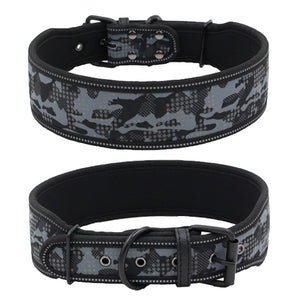 Reflective Camouflage Comfortable Dog Collar Dog Collar