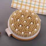 Removable shower brush