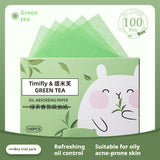 Face Oil-absorbing Sheets Face 100 Pieces Fragrance Portable Removable Box