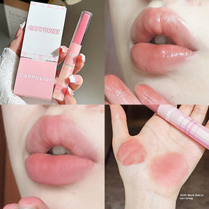 Double-headed Lip Lacquer Mirror Water Light Student Beauty Lipstick