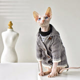 Four Seasons Warm Cardigan Hairless Cat Clothes Sweater