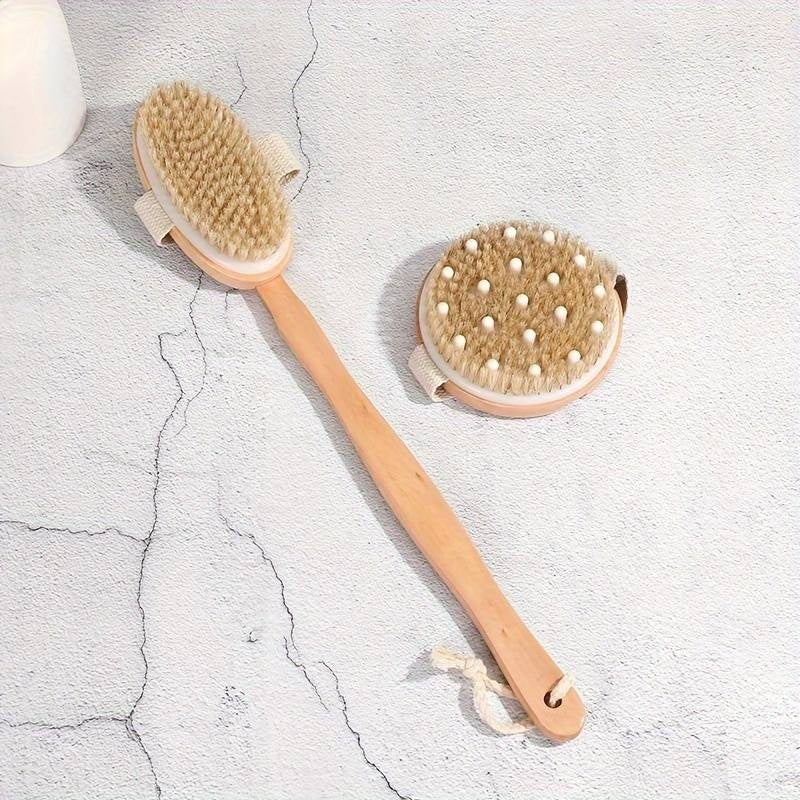 Removable shower brush