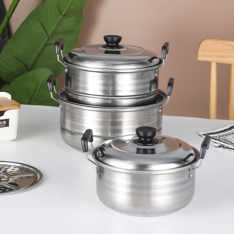 American-style Stainless Steel Pot Set