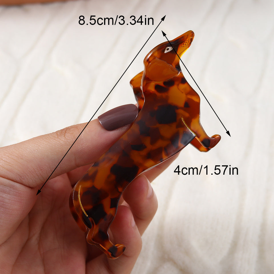 Car Turtle Dinosaur Sausage Dog Barrettes Female