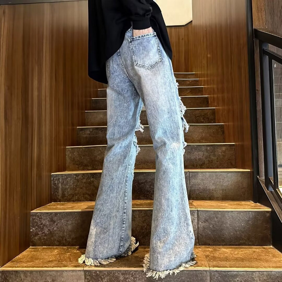 Niche High Street Loose All-match Wide Leg Pants