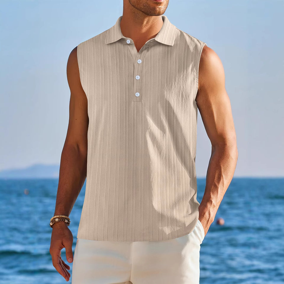 Men's Half-open Tube Sleeveless Bottoming Shirt