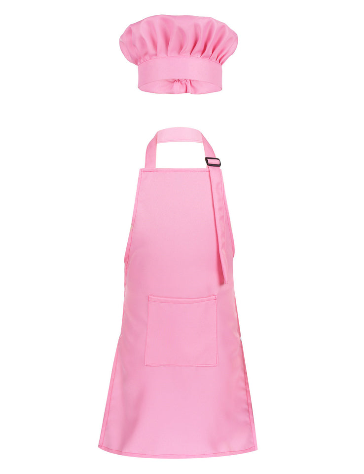 Children Painting Clothes Apron Of Kindergarten