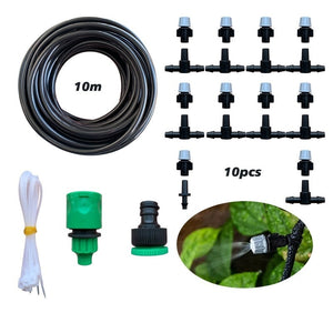 Garden Irrigation Hose Water Mist Greening System Package