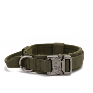 Tactical Dog Collar Adjustable Pet Collar K9 Dog Collar