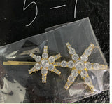 Star Hairpin Cute Trumpet Rhinestone Bobby Pin