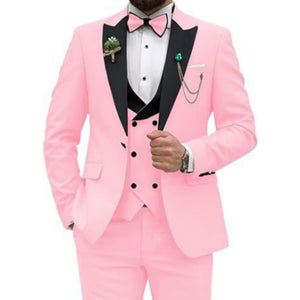 Men's Suit Three-piece Slim Fit Suit Men's Formal Suit